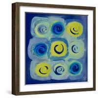 Indigo Modern Joy II-Lanie Loreth-Framed Art Print