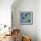 Indigo Modern Joy II-Lanie Loreth-Framed Art Print displayed on a wall