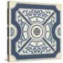 Indigo Motif I-June Vess-Stretched Canvas