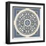 Indigo Motif VIII-June Vess-Framed Art Print