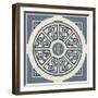 Indigo Motif VIII-June Vess-Framed Art Print