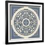 Indigo Motif VIII-June Vess-Framed Art Print