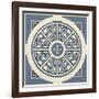 Indigo Motif VIII-June Vess-Framed Art Print