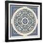 Indigo Motif VIII-June Vess-Framed Art Print