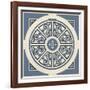 Indigo Motif VIII-June Vess-Framed Art Print