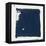 Indigo N-Franka Palek-Framed Stretched Canvas