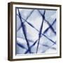 Indigo Net I-null-Framed Art Print