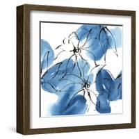 Indigo Neutrals I-Chris Paschke-Framed Art Print