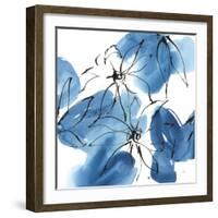 Indigo Neutrals I-Chris Paschke-Framed Art Print