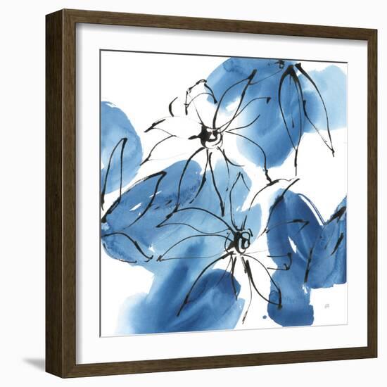 Indigo Neutrals I-Chris Paschke-Framed Art Print