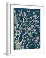 Indigo Night Chinoiserie II-Naomi McCavitt-Framed Art Print