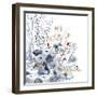 Indigo & Ochre II-Victoria Borges-Framed Premium Giclee Print