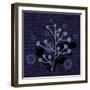 Indigo Olive Branch-Melody Hogan-Framed Art Print