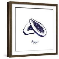 Indigo Papaya-Aimee Wilson-Framed Art Print