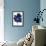 Indigo Petal I-PI Studio-Framed Art Print displayed on a wall