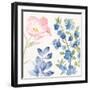 Indigo Petals II-Beth Grove-Framed Art Print