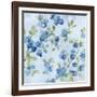 Indigo Petals VI-Beth Grove-Framed Art Print