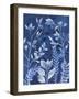 Indigo Petals X-Beth Grove-Framed Art Print