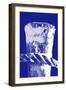 Indigo Pier Panel II-Susan Bryant-Framed Art Print