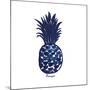 Indigo Pineapple-Aimee Wilson-Mounted Art Print