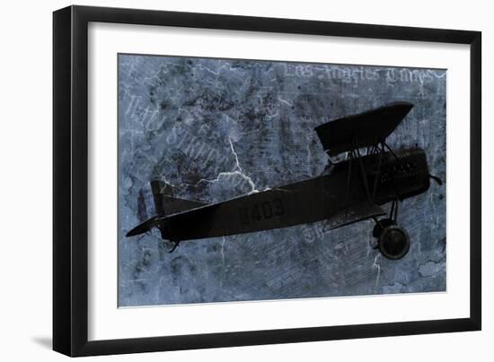 Indigo Plane-Kimberly Allen-Framed Art Print