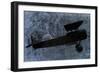 Indigo Plane-Kimberly Allen-Framed Art Print