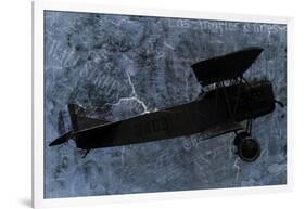 Indigo Plane-Kimberly Allen-Framed Art Print
