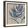 Indigo Poppy-Chariklia Zarris-Framed Art Print