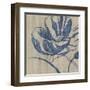 Indigo Poppy-Chariklia Zarris-Framed Art Print