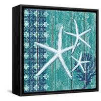 Indigo Sea III-Paul Brent-Framed Stretched Canvas