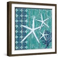 Indigo Sea III-Paul Brent-Framed Art Print