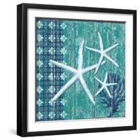 Indigo Sea III-Paul Brent-Framed Art Print