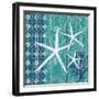 Indigo Sea III-Paul Brent-Framed Art Print