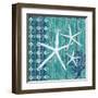 Indigo Sea III-Paul Brent-Framed Art Print