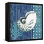 Indigo Sea IV-Paul Brent-Framed Stretched Canvas