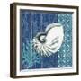 Indigo Sea IV-Paul Brent-Framed Art Print