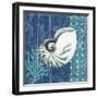 Indigo Sea IV-Paul Brent-Framed Art Print