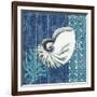 Indigo Sea IV-Paul Brent-Framed Art Print