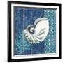 Indigo Sea IV-Paul Brent-Framed Art Print