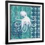 Indigo Sea IX-Paul Brent-Framed Art Print