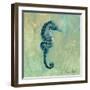 Indigo Sea Life I-Silvia Vassileva-Framed Art Print