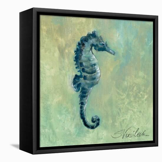 Indigo Sea Life I-Silvia Vassileva-Framed Stretched Canvas