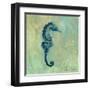 Indigo Sea Life I-Silvia Vassileva-Framed Art Print