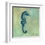 Indigo Sea Life I-Silvia Vassileva-Framed Art Print