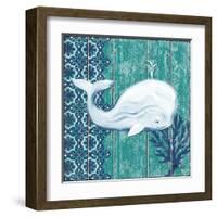 Indigo Sea V-Paul Brent-Framed Art Print