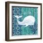 Indigo Sea V-Paul Brent-Framed Art Print