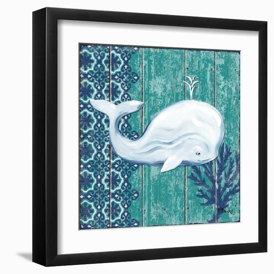 Indigo Sea V-Paul Brent-Framed Art Print