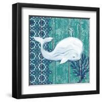 Indigo Sea V-Paul Brent-Framed Art Print