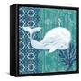 Indigo Sea V-Paul Brent-Framed Stretched Canvas