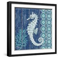 Indigo Sea VI-Paul Brent-Framed Art Print